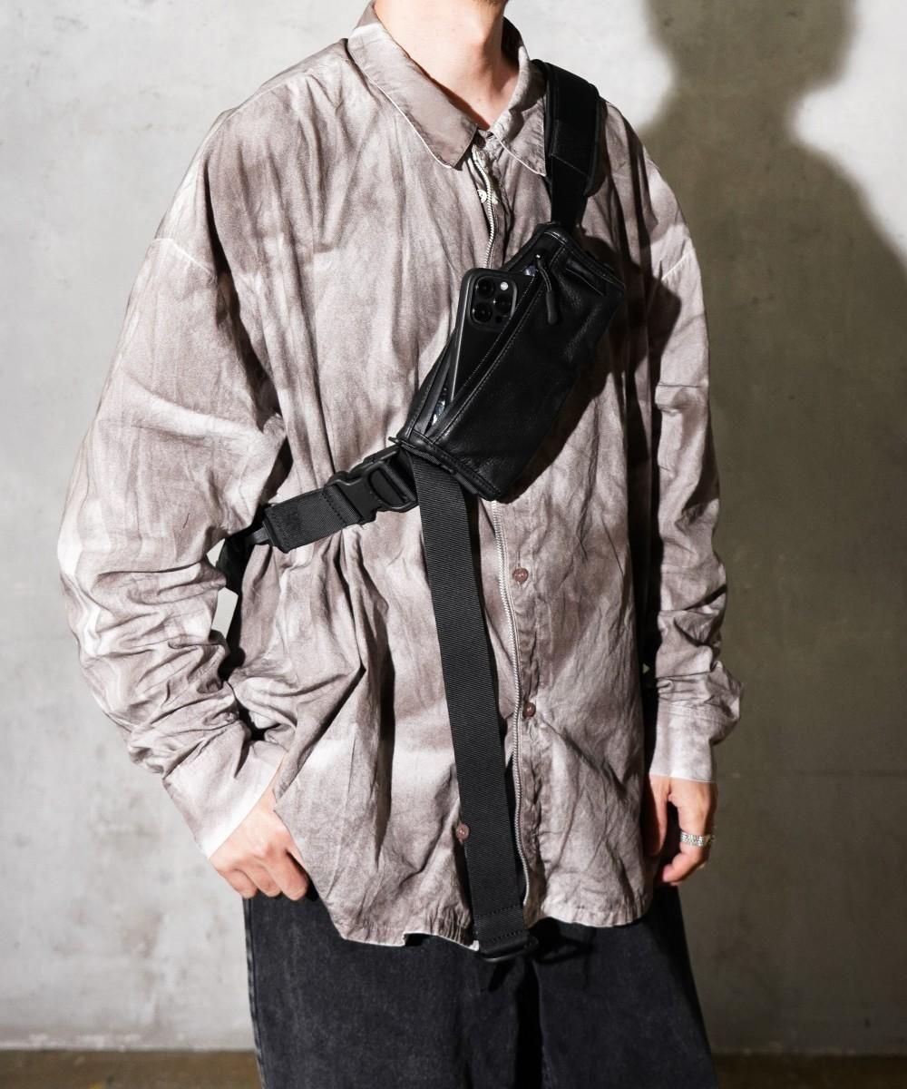 SQUARE POUCH ELK NAPPA