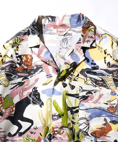PRINTED PAJAMA JACKET