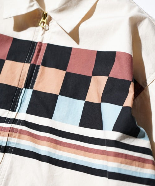 PRINTED ROCKABILLY BLOUSON