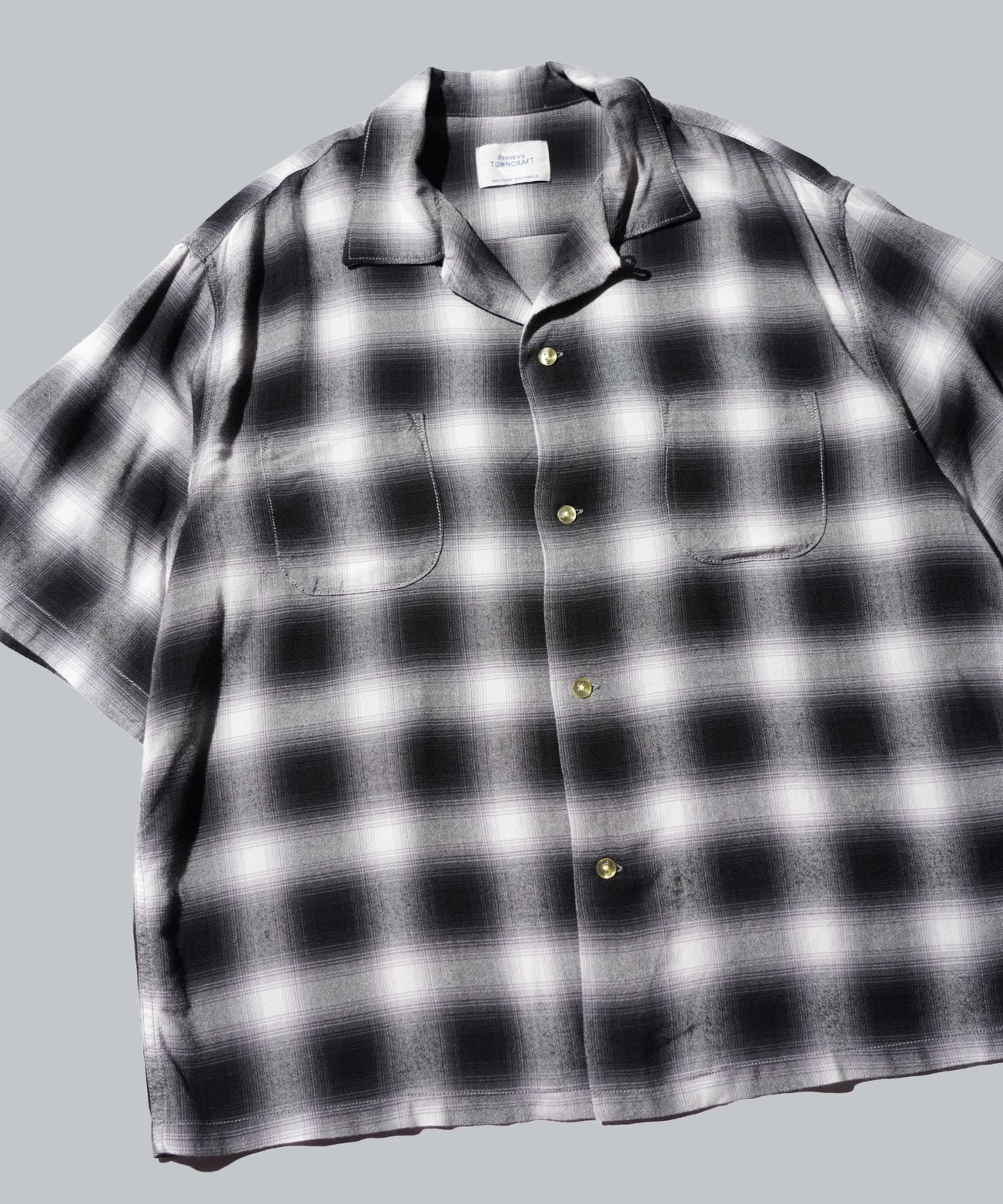 60S OMBRE LOOP COLLAR S/S SHIRTS