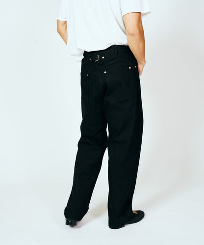 PENNEY'S FOREMOST WWII 5POCKET WIDE PANT BLACK