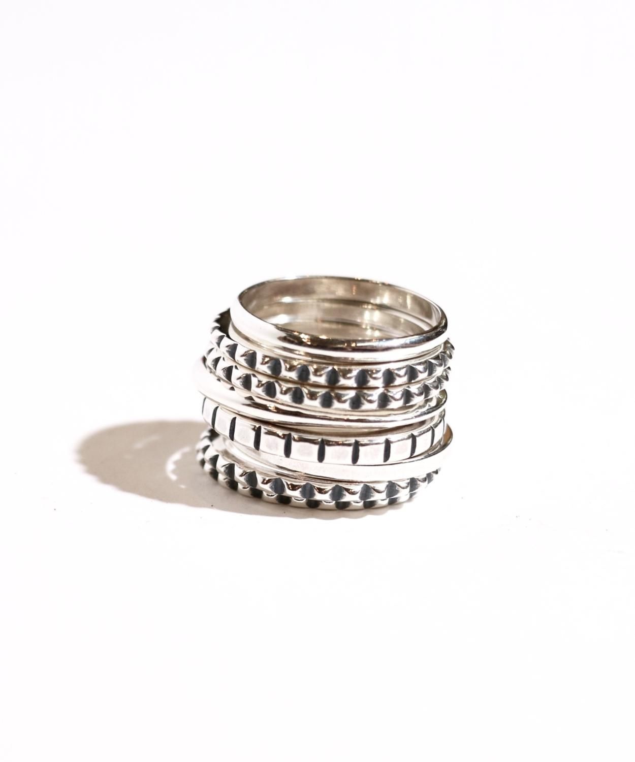 CRAFTED 8P LAYER RING × END