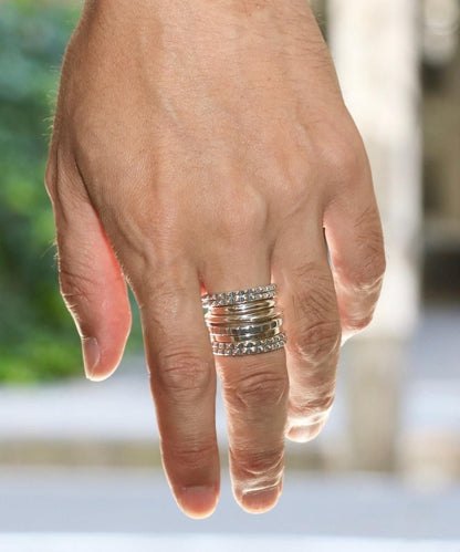 CRAFTED 8P LAYER RING × END