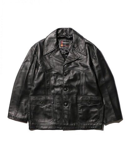 LEATHER RANCHER COAT