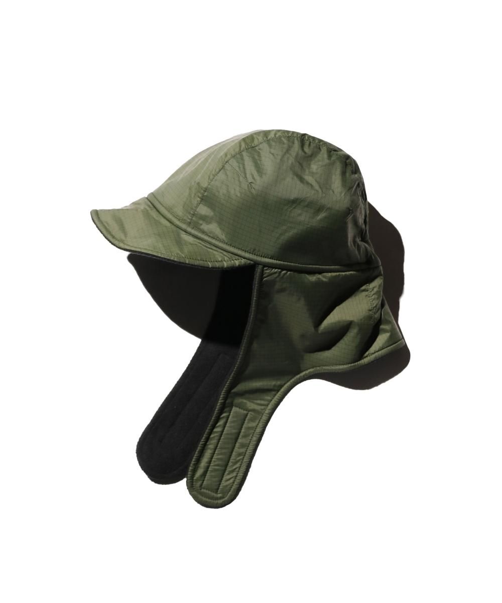 LUKE FLAP CAP RIPSTOP-BLACK LINE-