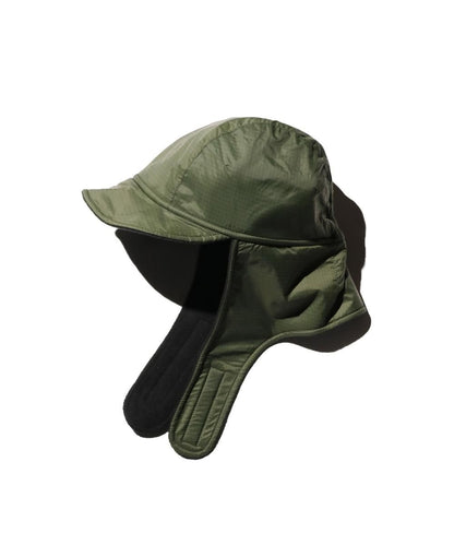 LUKE FLAP CAP RIPSTOP-BLACK LINE-