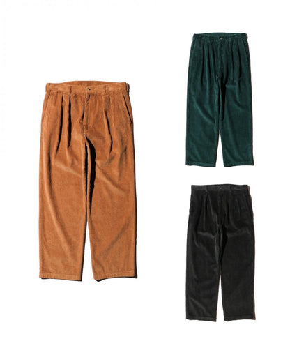 TWO TUCK CORDUROY TROUSER