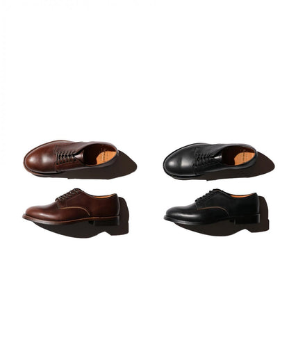 TOWNCRAFT × WHEEL ROBE /  6-EYE PLAIN TOE DERBY SHOES