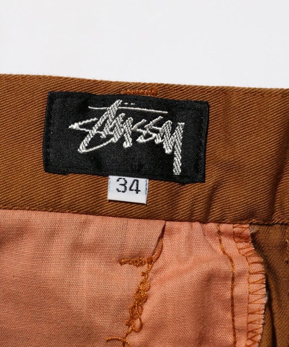 VINTAGE / 1980's STUSSY TWILL TAPERED PANTS MADE IN USA