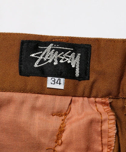 VINTAGE / 1980's STUSSY TWILL TAPERED PANTS MADE IN USA