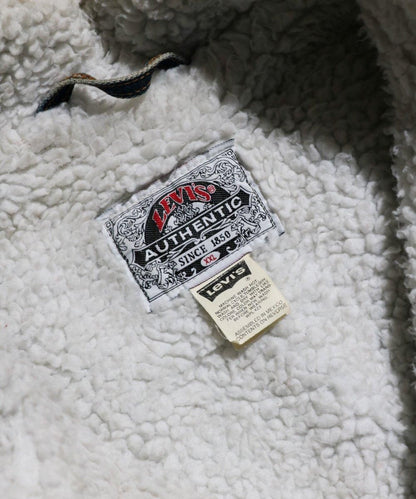 VINTAGE / 1990's Levi Strauss & Co. DENIM SHERPA JACKET