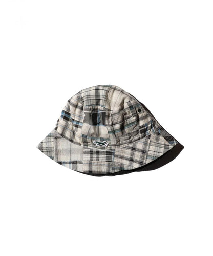THE FOX ONE-POINT 2WAY PATCHWORK BUCKET HAT