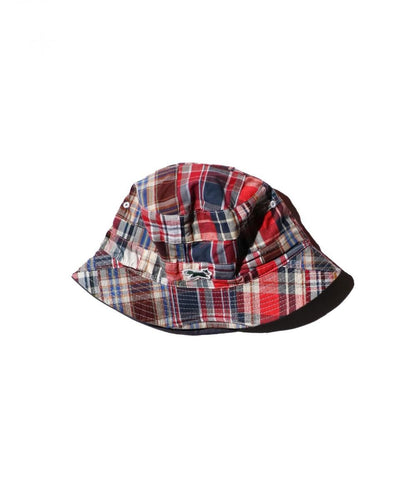 THE FOX ONE-POINT 2WAY PATCHWORK BUCKET HAT