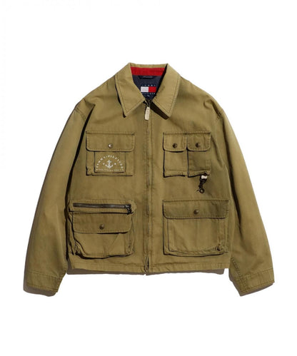 VINTAGE / OLD TOMMY HILFIGER HUNTING STYLE JACKET