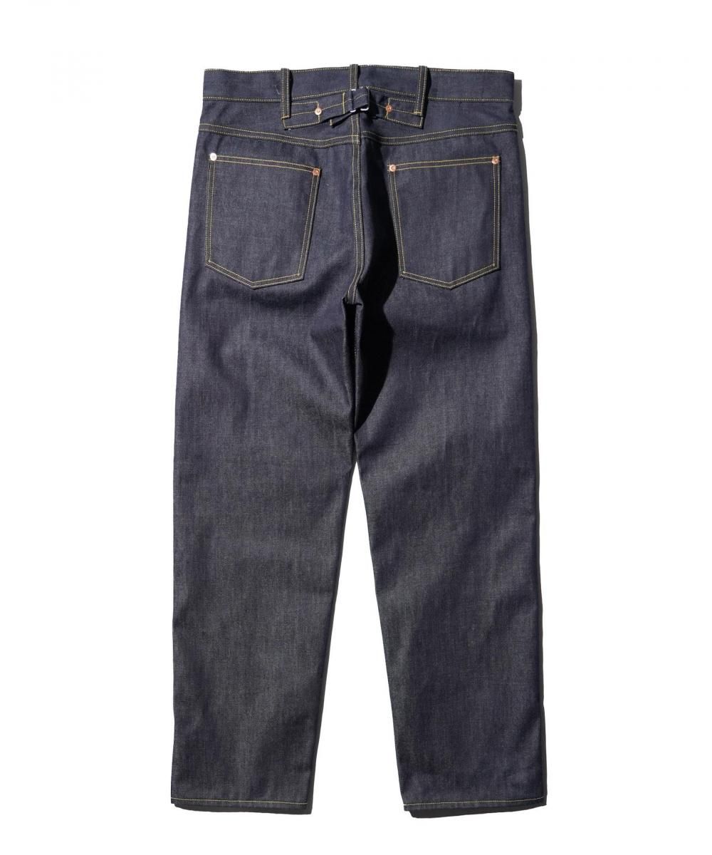 BACK STRAP 40S 5POCKET PANT RIGID