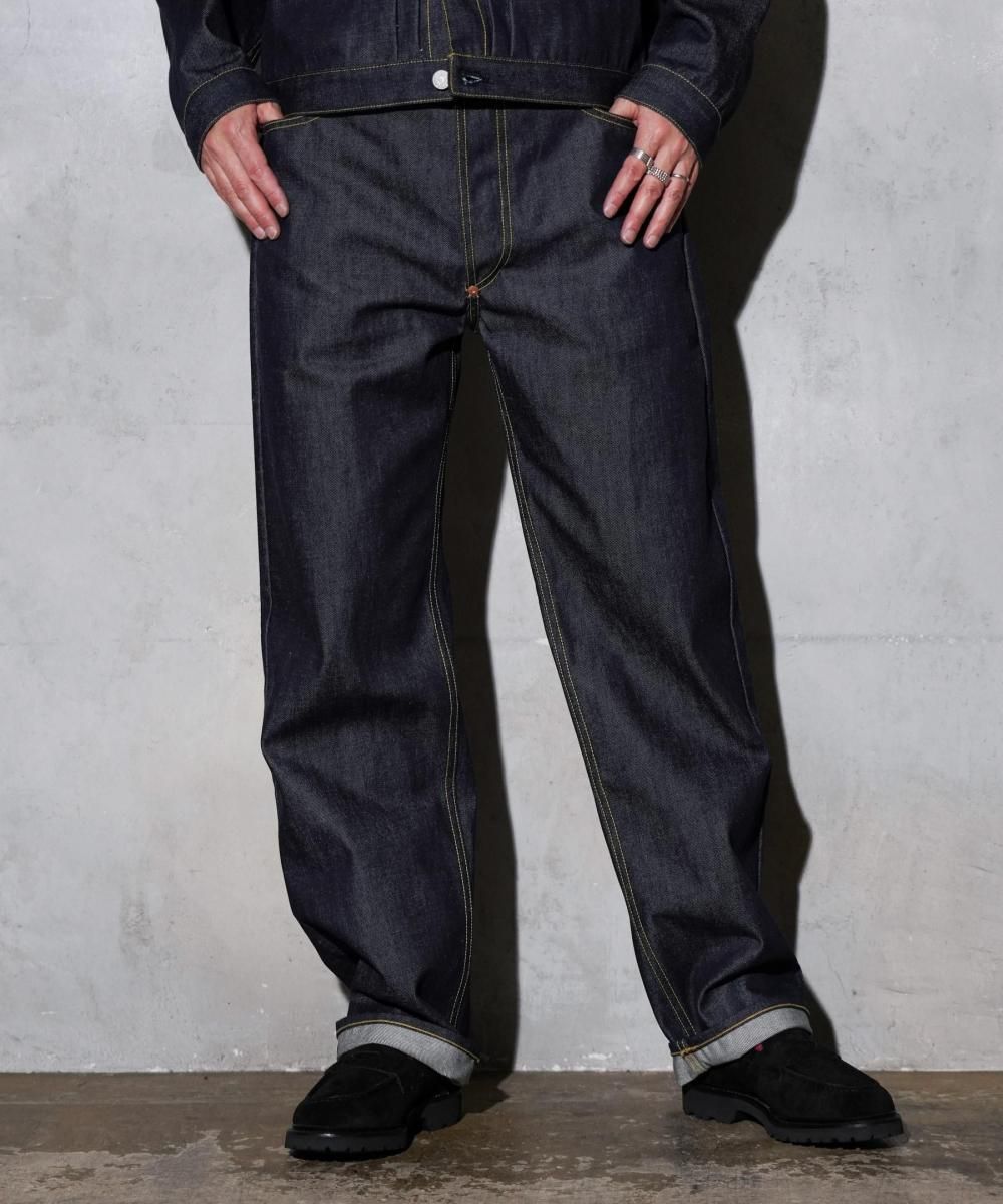 BACK STRAP 40S 5POCKET PANT RIGID