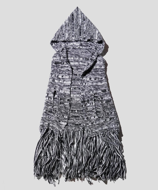OLD / DIOR HOMME KNIT HOODED CAPE 2005AW by Hedi Slimane