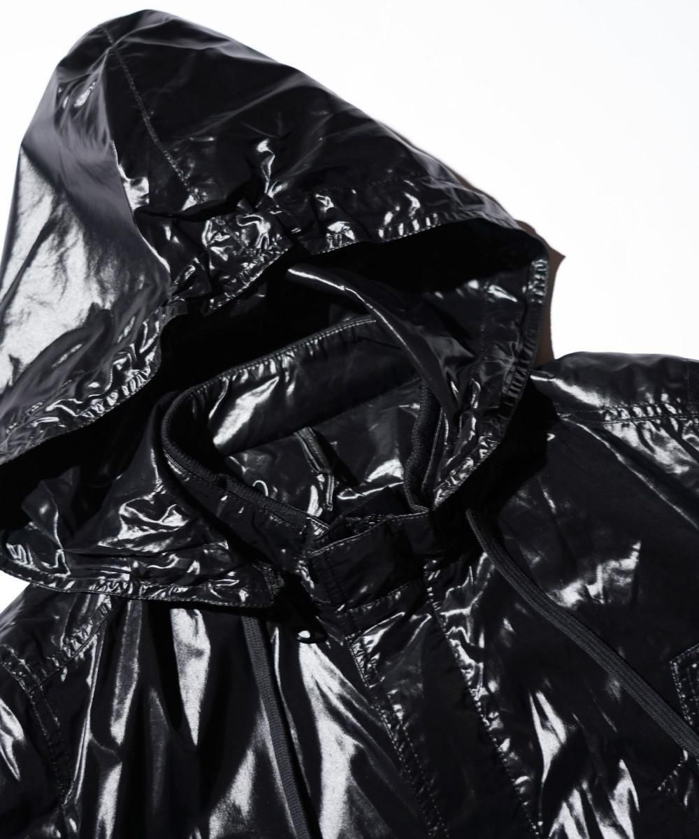 OLD / DIOR HOMME MILITARY-STYLE NYLON HOODED COAT 2009SS by Kris Van Assche