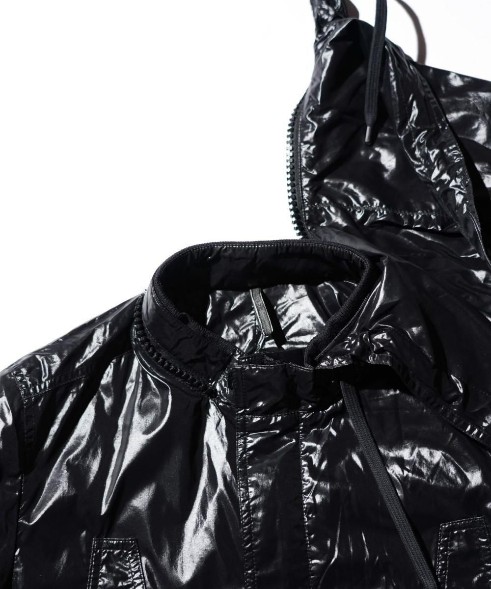 OLD / DIOR HOMME MILITARY-STYLE NYLON HOODED COAT 2009SS by Kris Van Assche