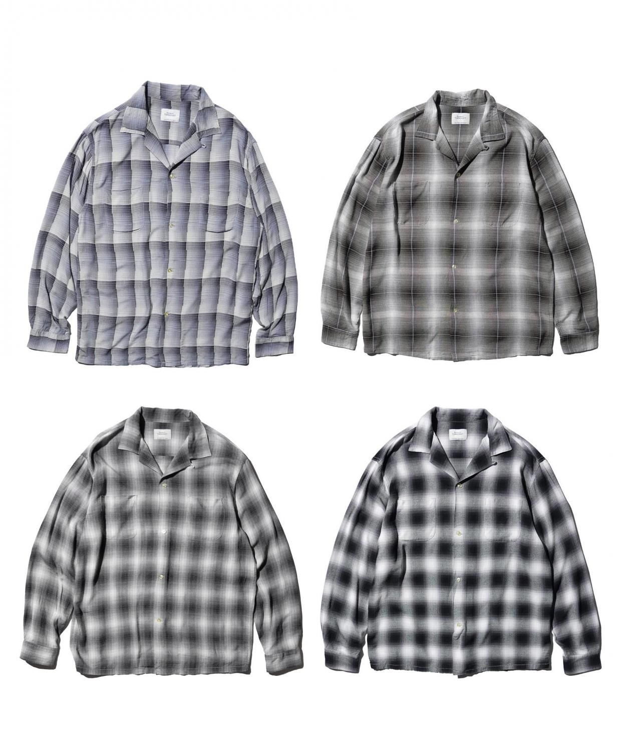 【一部予約】【WEB限定】TOWNCRAFT / 60S OMBRE LOOP COLLAR SHIRTS