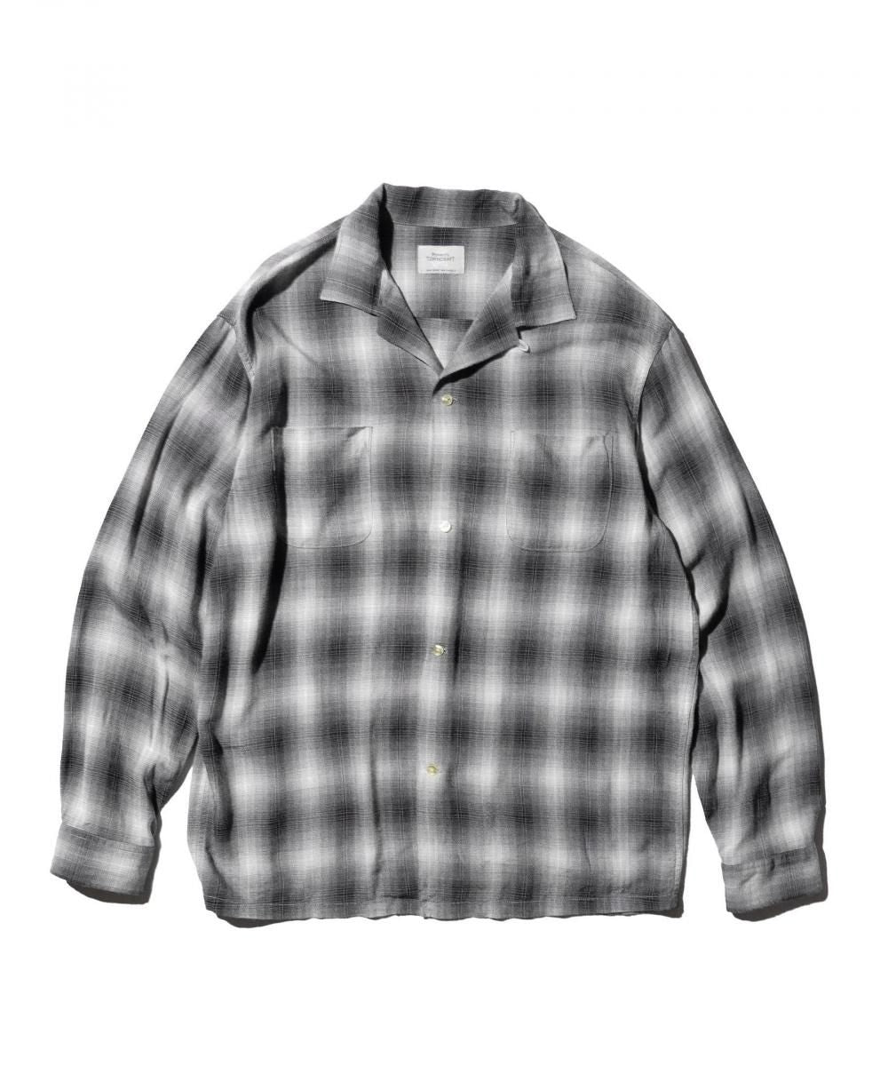 【一部予約】【WEB限定】TOWNCRAFT / 60S OMBRE LOOP COLLAR SHIRTS
