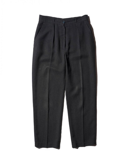 OLD / SYM SINGLE-PLEAT TAPERED TROUSERS MADE IN FRANCE