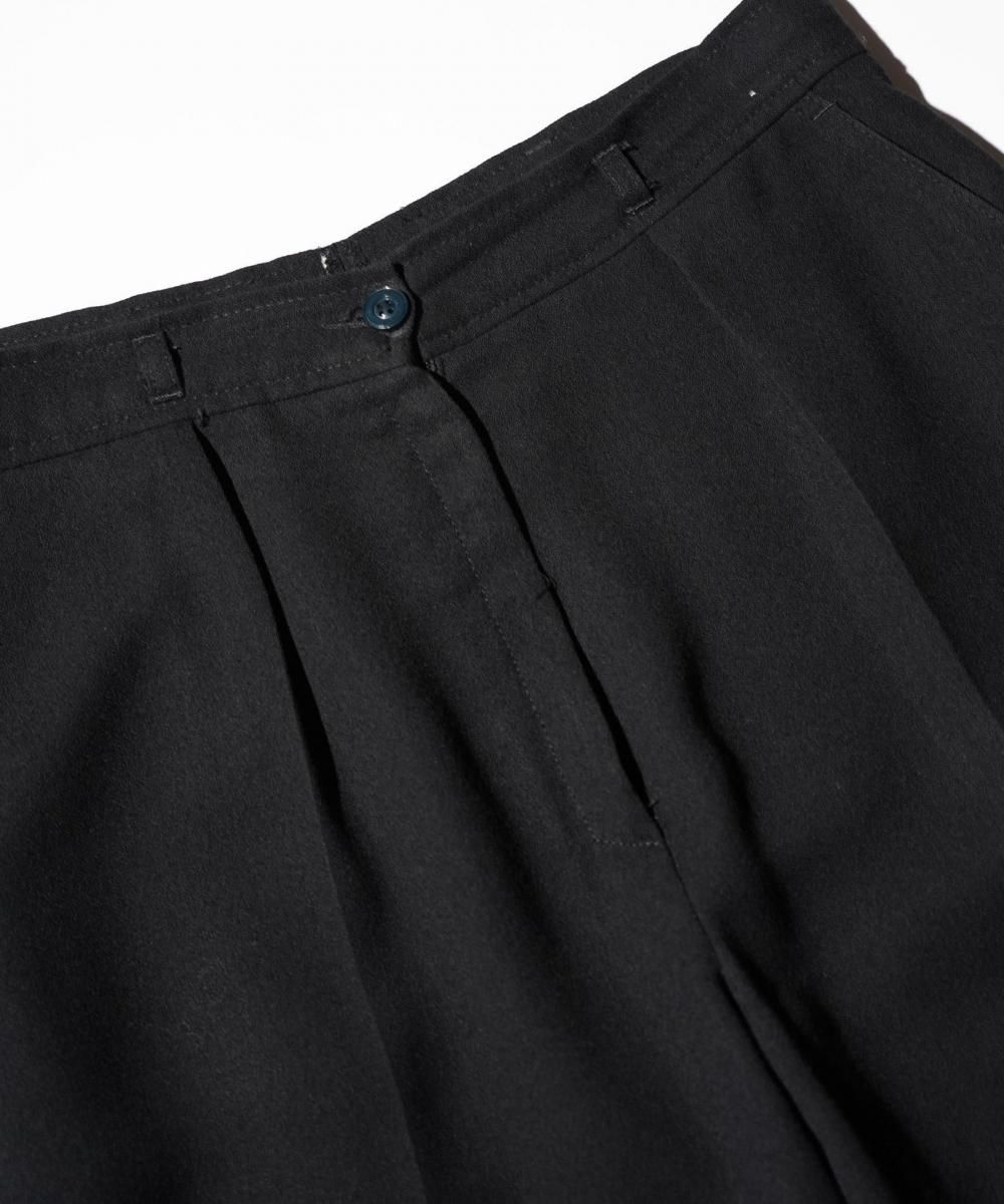 OLD / SYM SINGLE-PLEAT TAPERED TROUSERS MADE IN FRANCE