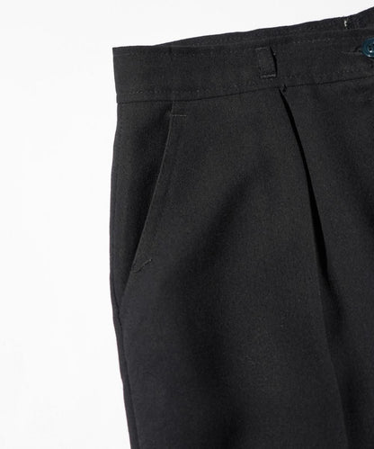 OLD / SYM SINGLE-PLEAT TAPERED TROUSERS MADE IN FRANCE