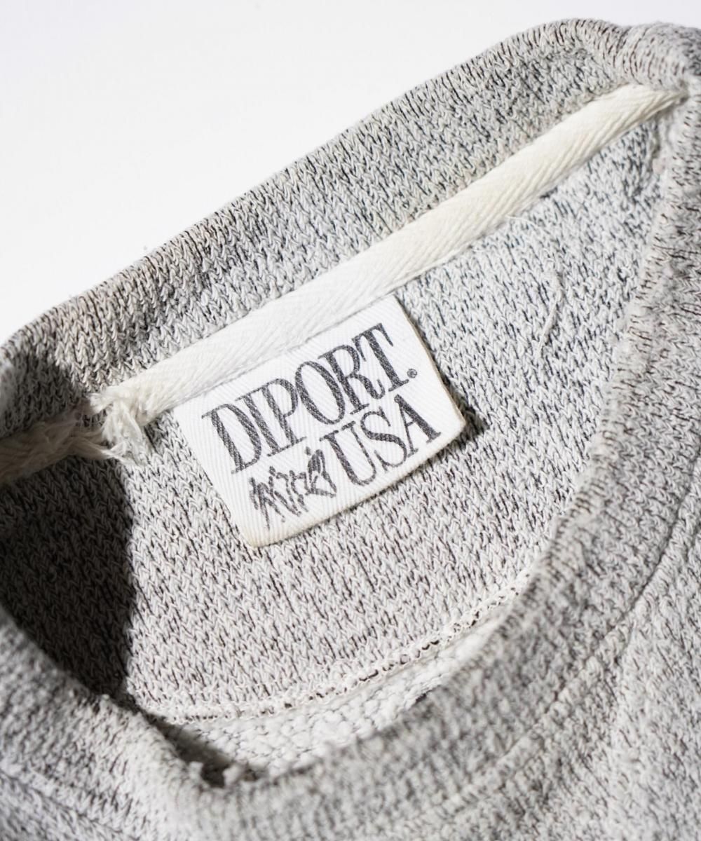 OLD / 1990's- ”PUTNAM INVESTMENT” DIPORT USA HEATHER GRAY SWEAT