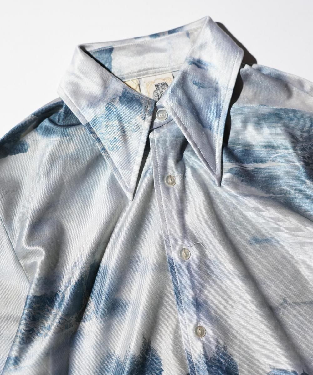 VINTAGE / 1970’s- KENNINGTON “MISTY MOUNTAIN LANDSCAPE” LONG SLEEVE SHIRT