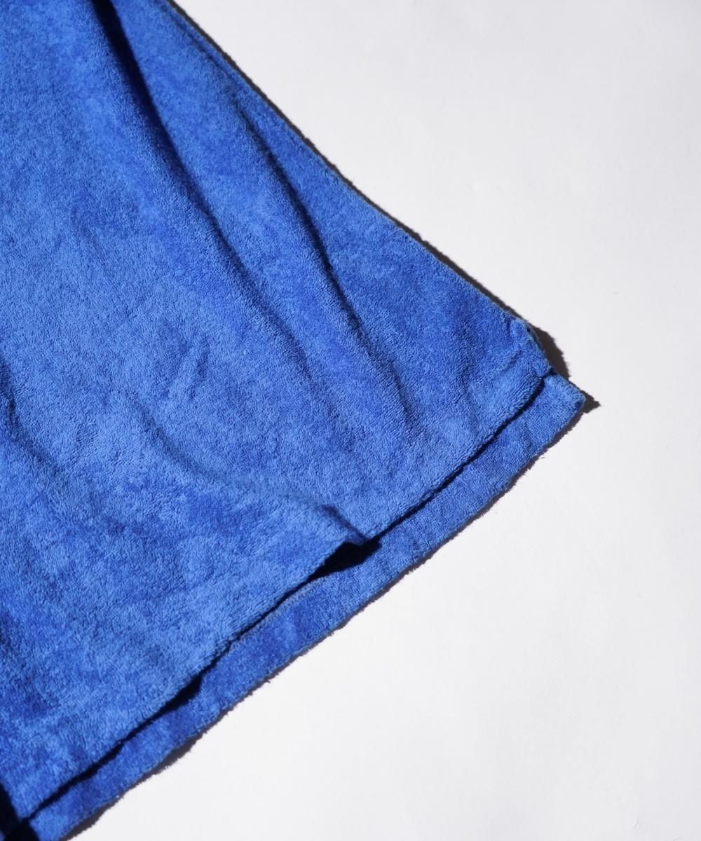 OLD / BLUE TERRY CLOTH FOOTBALL T-SHIRT
