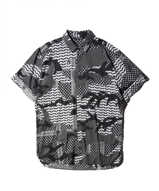 OLD / NEIL BARRETT STRETCH COTTON REGULAR FIT SHIRT