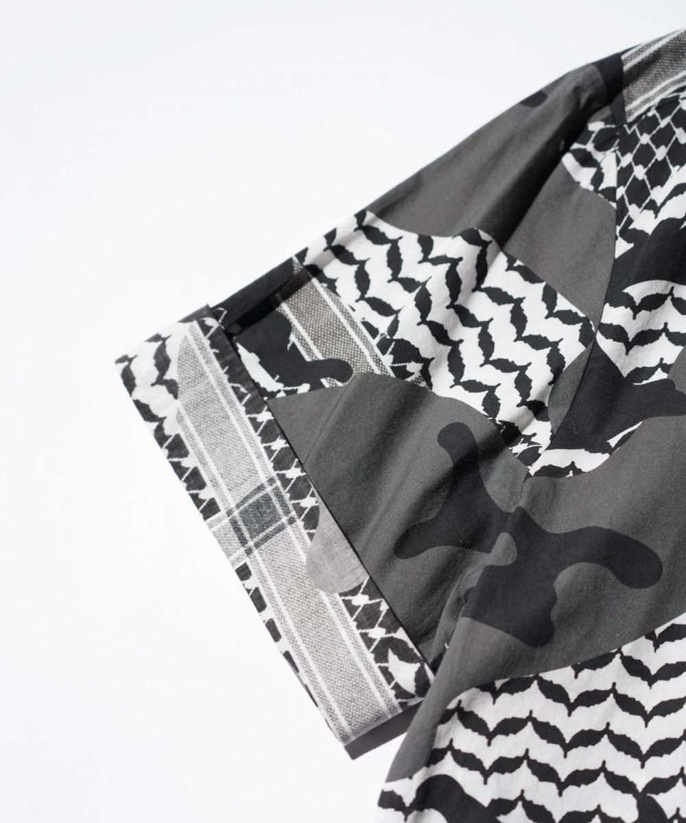 OLD / NEIL BARRETT STRETCH COTTON REGULAR FIT SHIRT