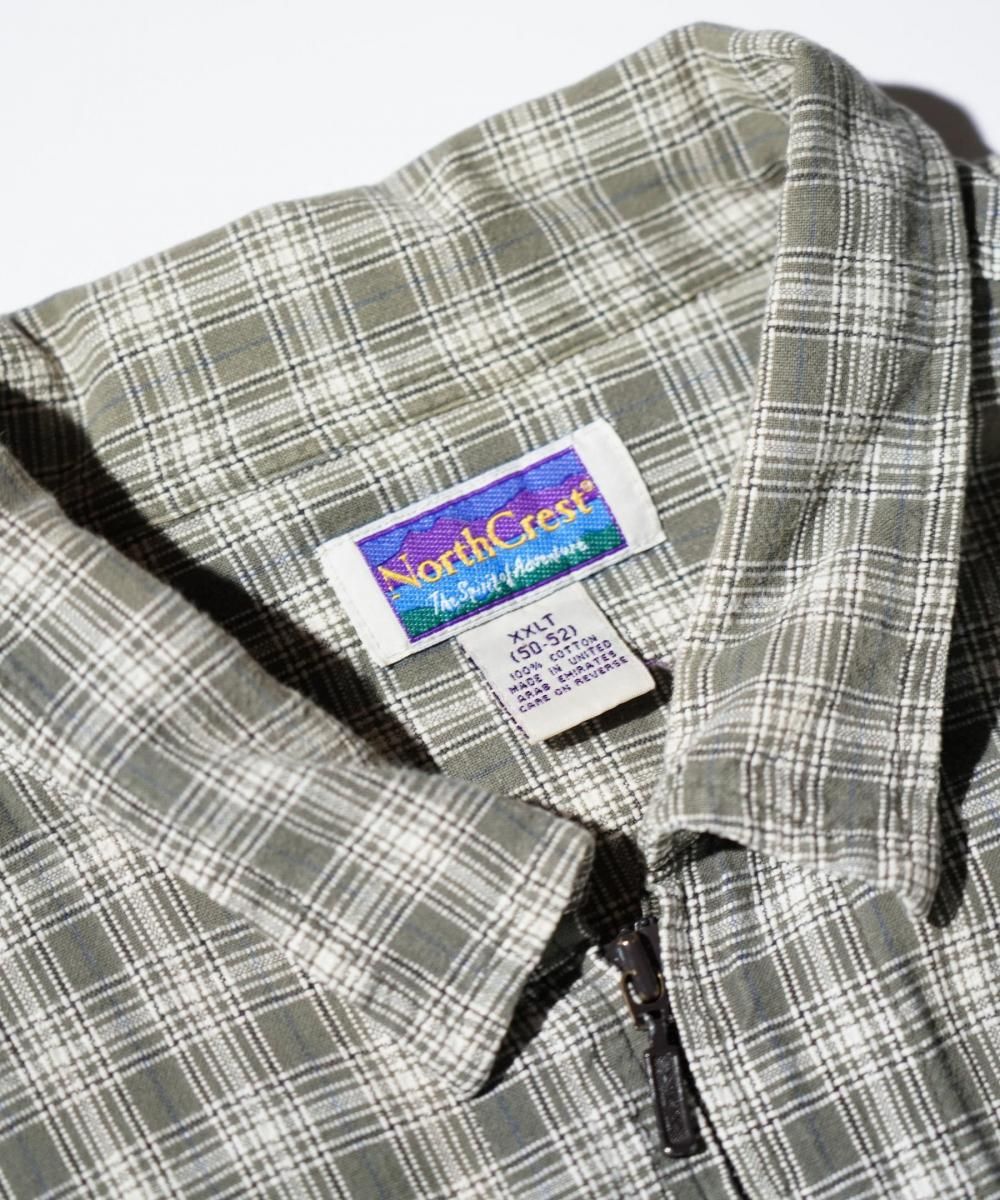 OLD / NORTH CREST COTTON STRIPE FULL-ZIP OUTDOOR SHIRT
