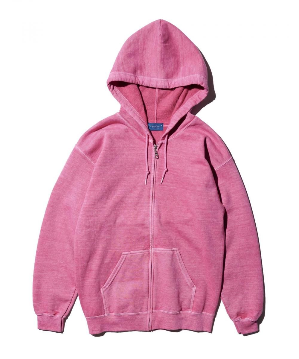 90S PIGMENT FULL ZIP HOODIE