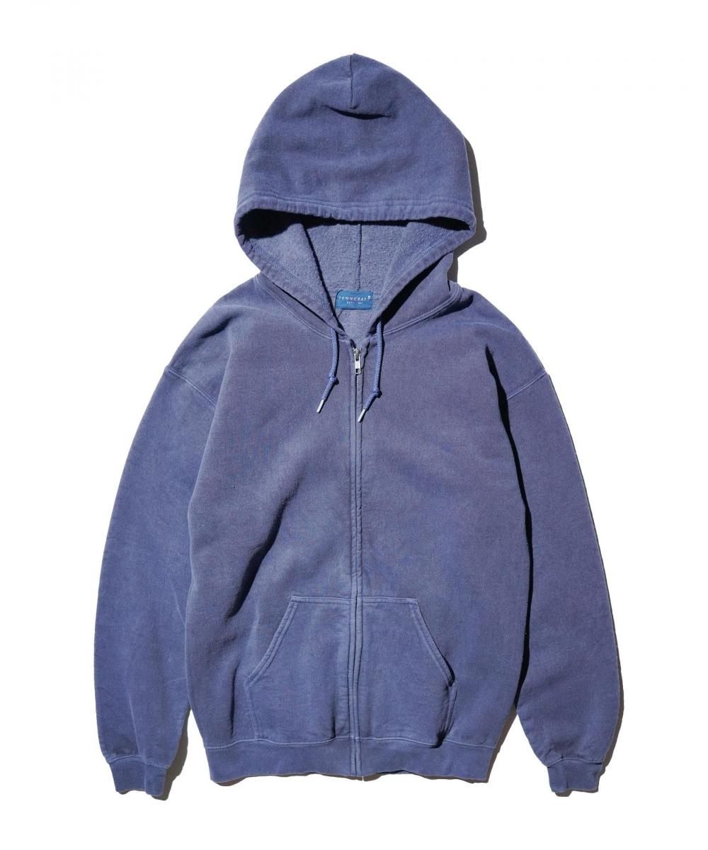 90S PIGMENT FULL ZIP HOODIE