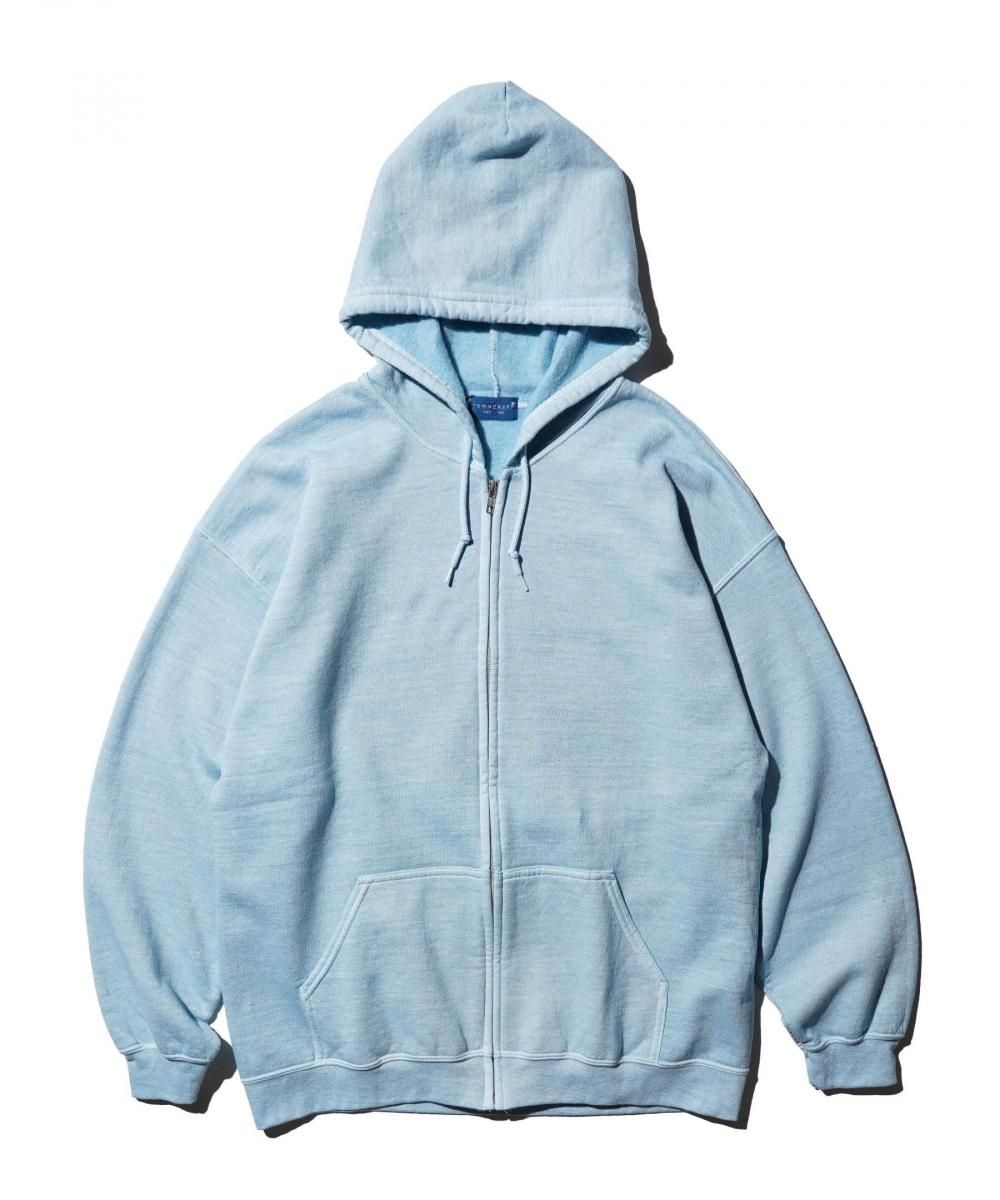 90S PIGMENT FULL ZIP HOODIE