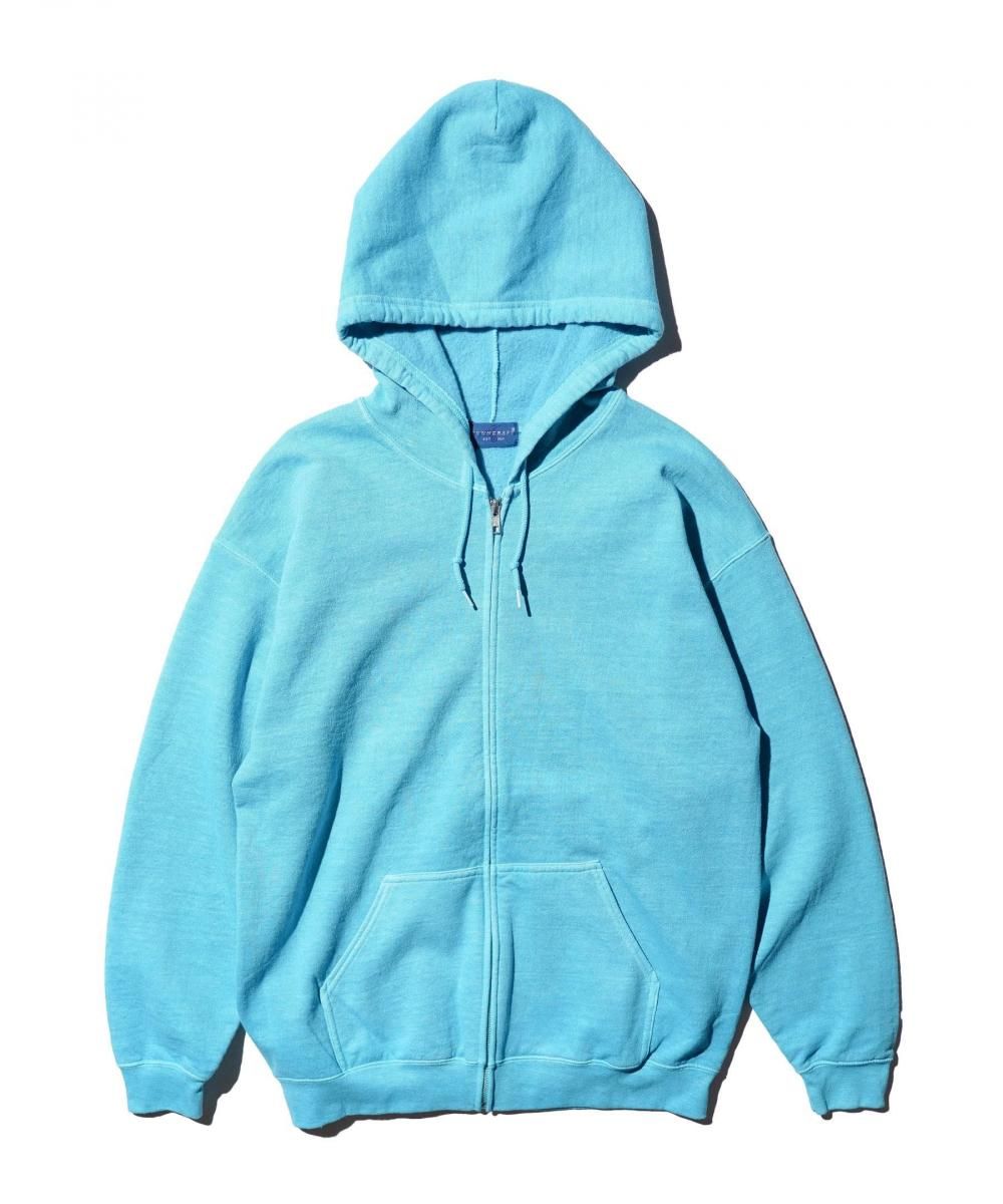 90S PIGMENT FULL ZIP HOODIE