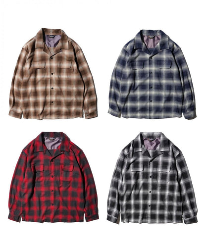50S W-FLAP OPEN COLLAR SHIRTS