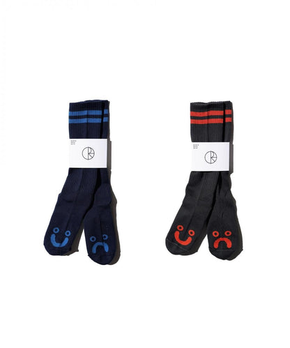 Long Rib Socks | Happy Sad
