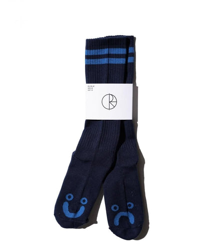 Long Rib Socks | Happy Sad