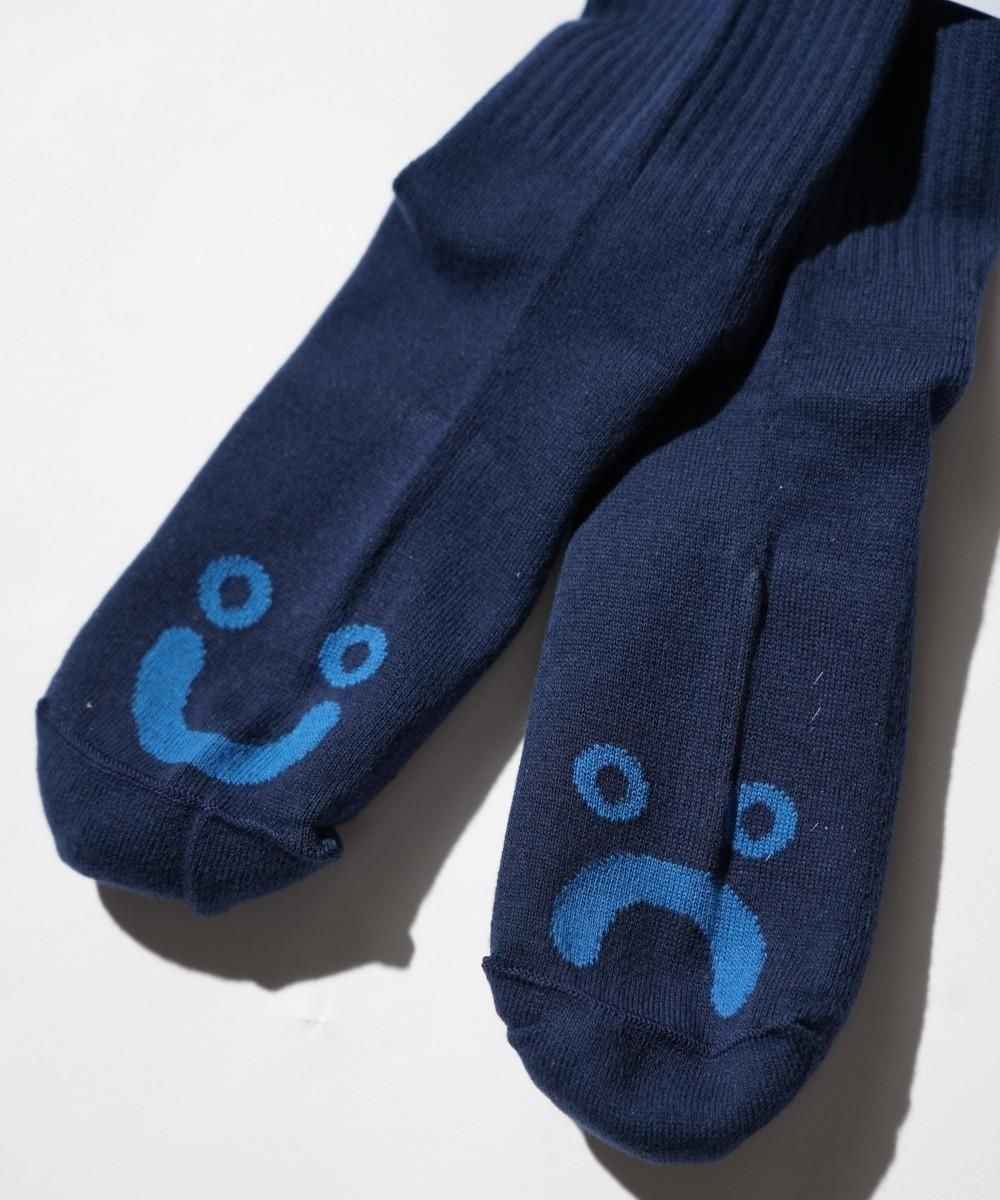 Long Rib Socks | Happy Sad