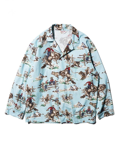 PRINTED PAJAMA JACKET