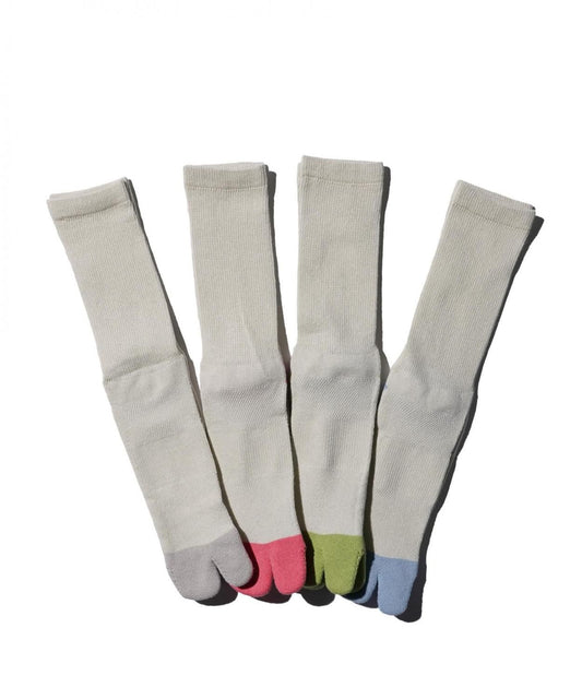 COTTON LINEN BICOLOR SOCKS