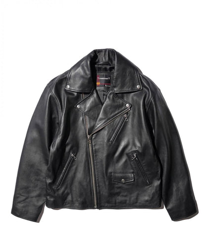 LEATHER DOUBLE RIDERS JACKET