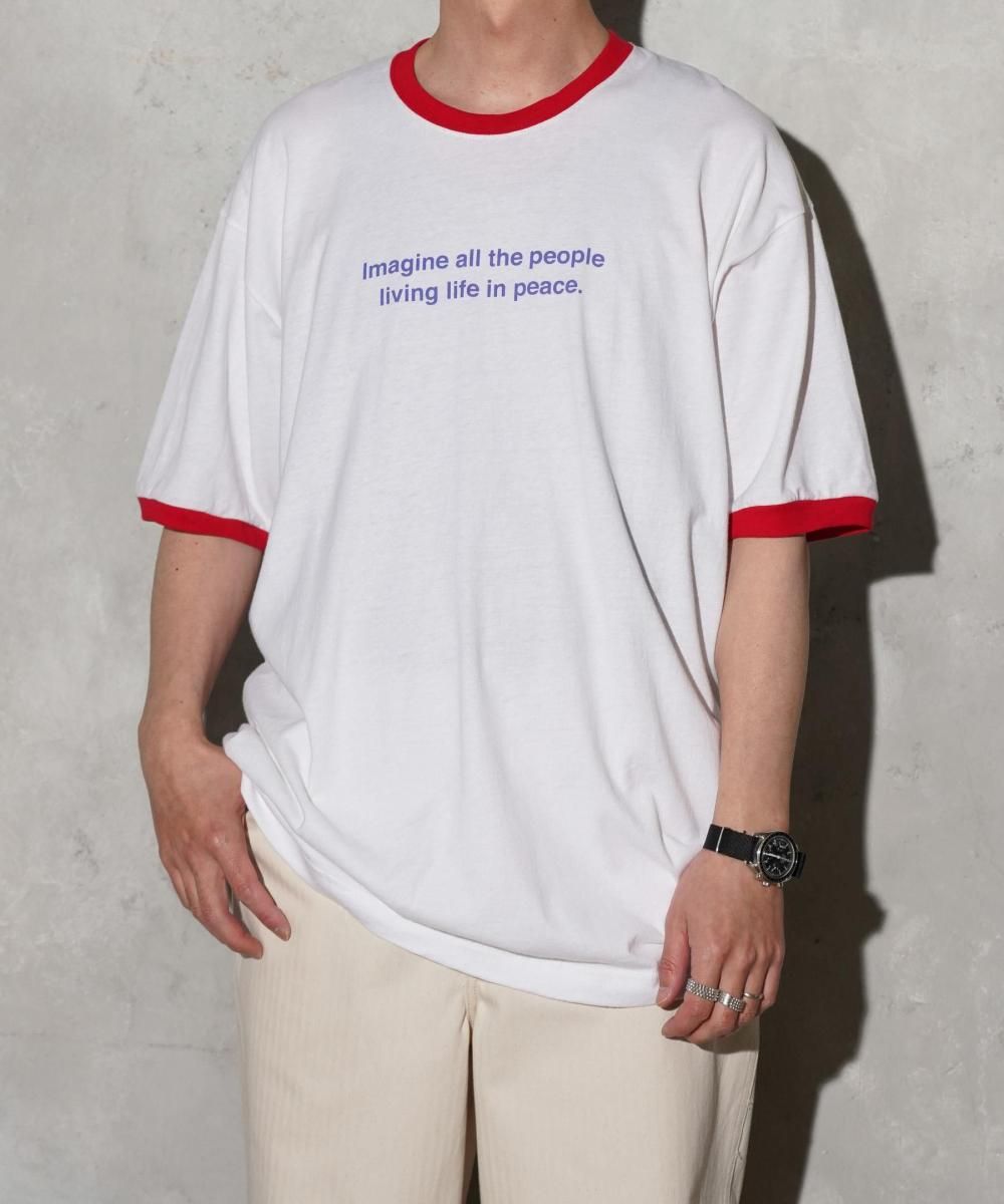 "IMAGINE" RINGER TEE