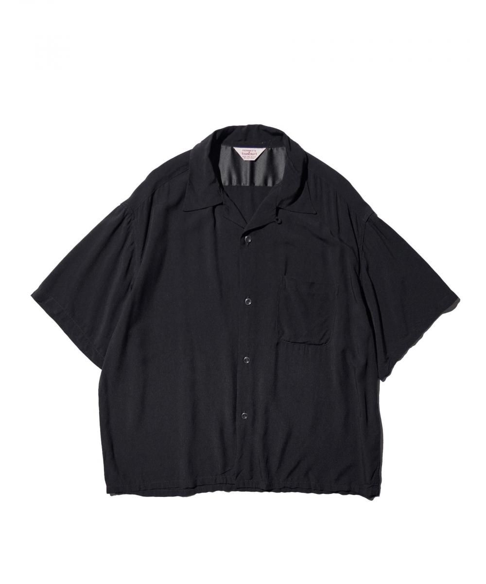 PRINTED LOOP COLLAR SS SHIRT