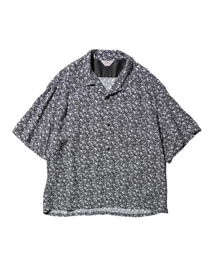 PRINTED LOOP COLLAR SS SHIRT