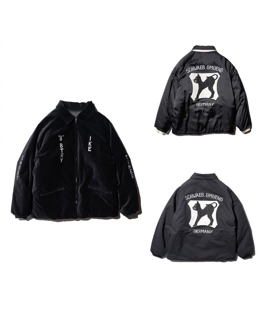 THRIFTY LOOK / GERMANY SOUVENIR PADDED JACKET