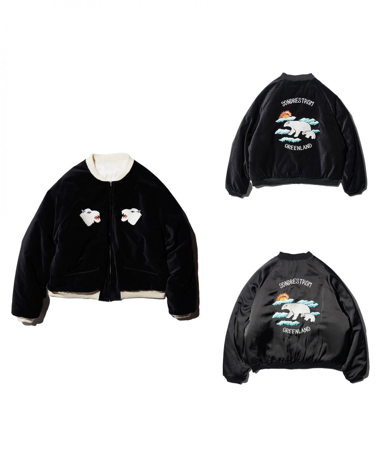 THRIFTY LOOK / SUNDERSTORM SOUVENIR PADDED BLOUSON